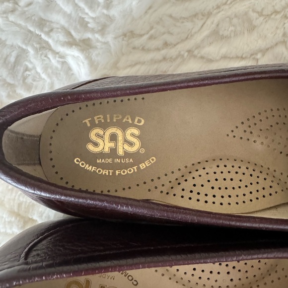 SAS Tripad Simplify Antique Wine Burgundy Slip-On Women's Shoes - Picture 5 of 6